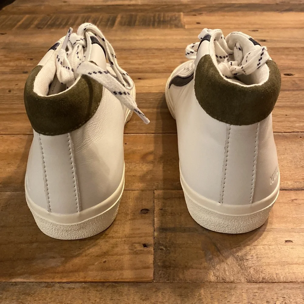 Madewell leather high tops, white, women’s 6.5 - Picture 3 of 5